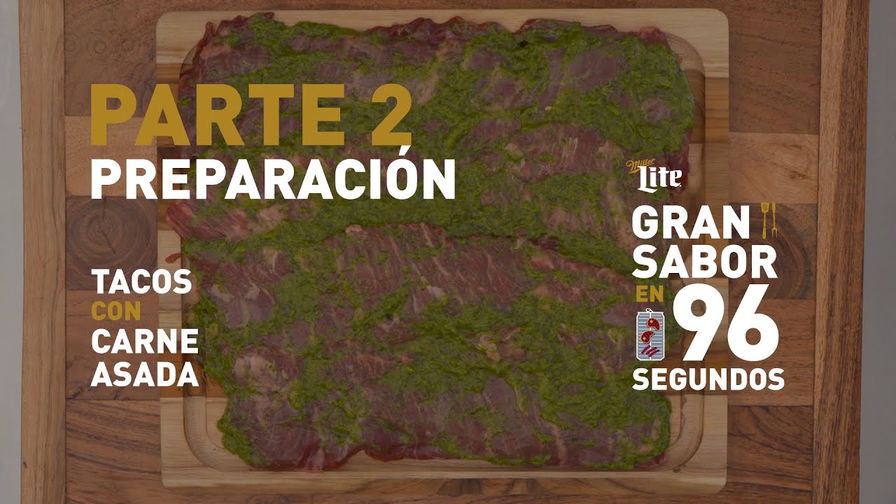 Tacos de Carne Asada Preparación Gran Sabor en 96 Segundos YouTube