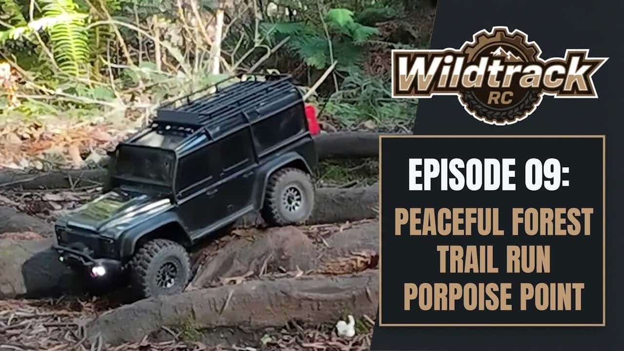 TRX-4M Defender 110 on a peaceful forest trail - Porpoise Point - Washington