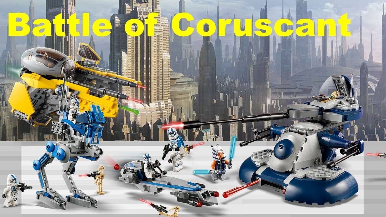 LEGO Star Wars: The Clone Wars Battle of Coruscant Stop Motion ...