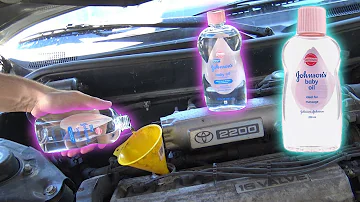 Can you use baby oil for gun?