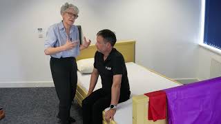 Assisting a Person From Lying to Sitting on the Edge of the Bed