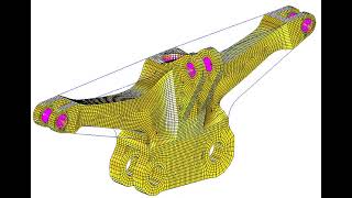 Engine Mount Shape Optimization | FEA | MSC Nastran SOL 200 Web App