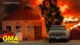 Wildfires rage in the West as crews fight to control flames l GMA