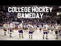 Minnesota state college hockey gameday