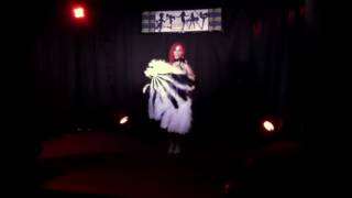 Ruby Derriere 'Wanted To' East of England Burlesque Festival 2016 Fan dance