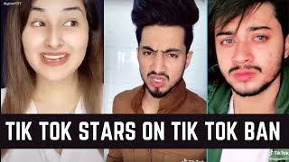 Roasting Tiktokers Reaction On Tiktok Ban Tiktokers against government decision Tiktok Ban 2020