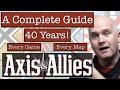 Axis and Allies - A Complete Guide to 40 Years of History!