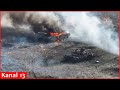 US M67 grenades burn and destroy modern Russian T-90M Proriv tank