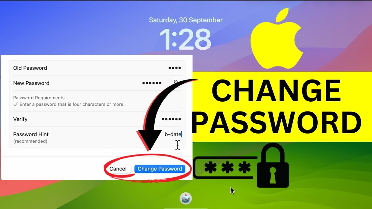 How to Change or Reset Password in Mac, MacBook Air or MacBook Pro ...