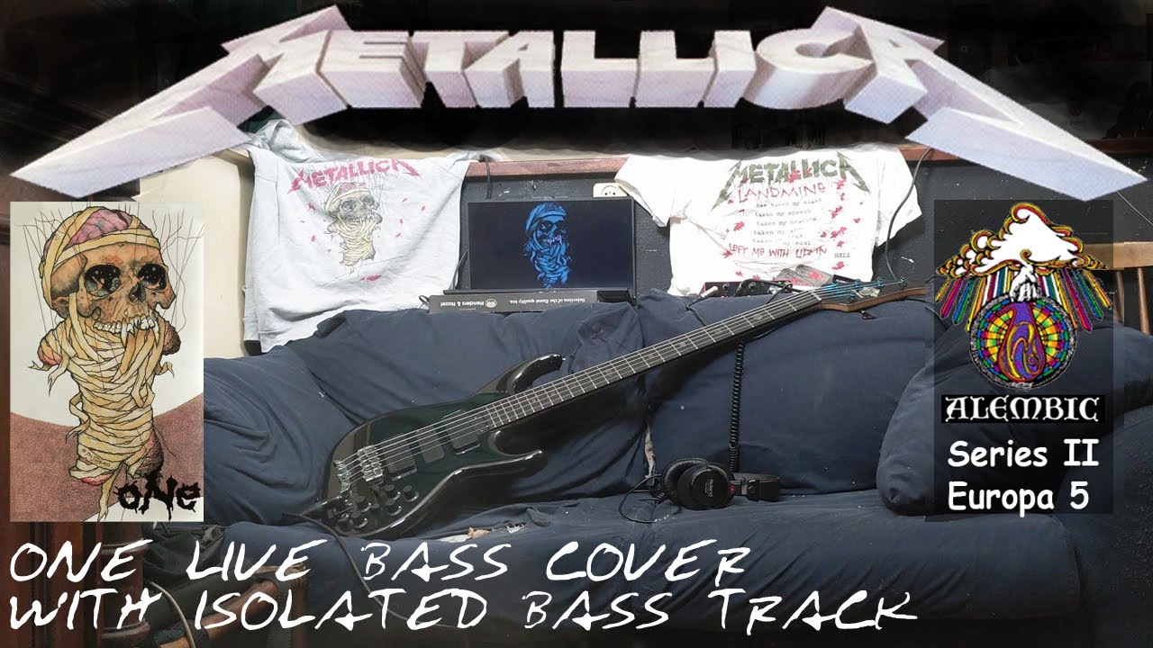 Metallica One Mexico City Live Bas cover with Alembic Series II + Isolated bass track!