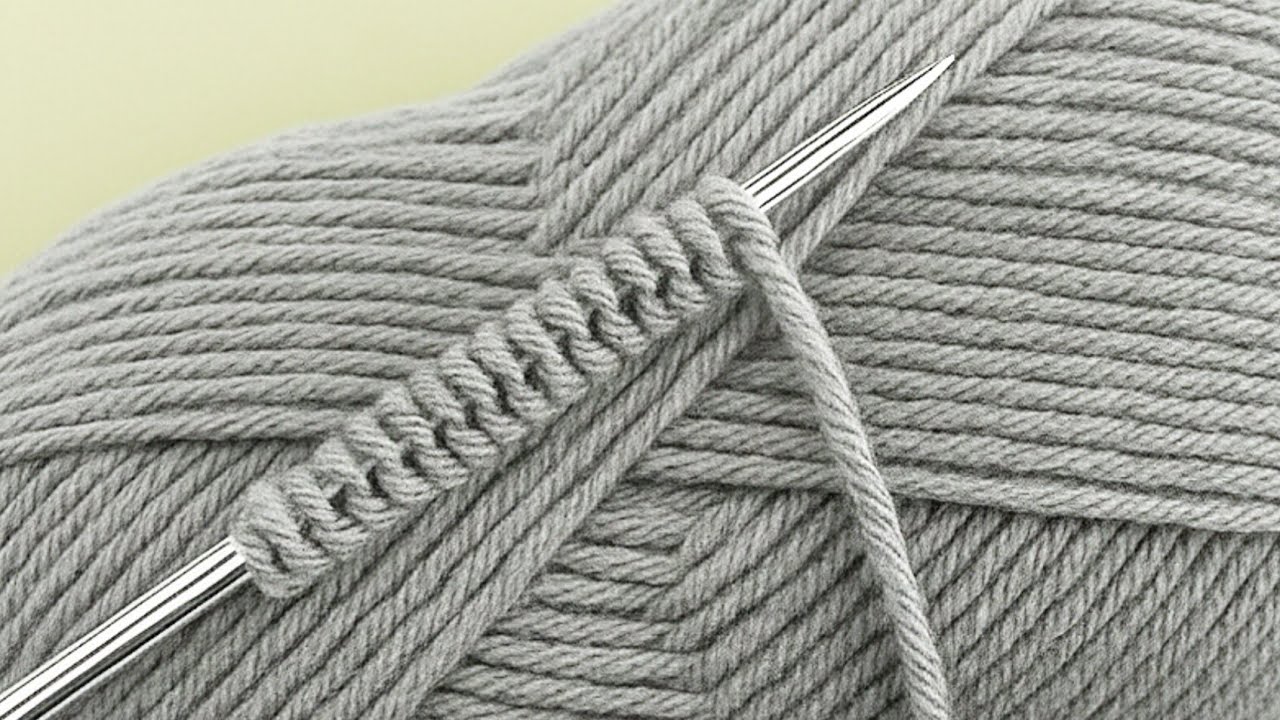 Вау! Какая простая и красивая схема для вязания! 🧶👌