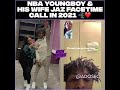 NBA YoungBoy &amp; His Wife Jaz Facetime Call In 2021 📲❤️