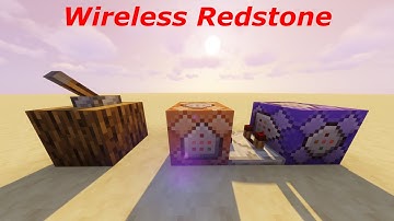 How To Make Wireless Redstone Using Commands | Minecraft 1.18+