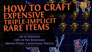 [PoE 3.26] - TRYING TO CRAFT A MIRROR TIER QUIVER for my build// How to make great synthesized bases