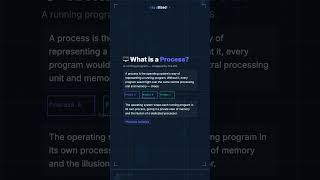 What is a Process? #shorts