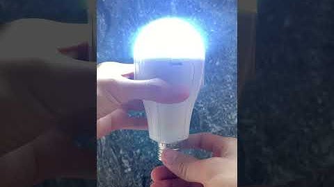 Review Bóng Đèn Tích Điện Tiện Lợi | Cường Đi Săn #shorts