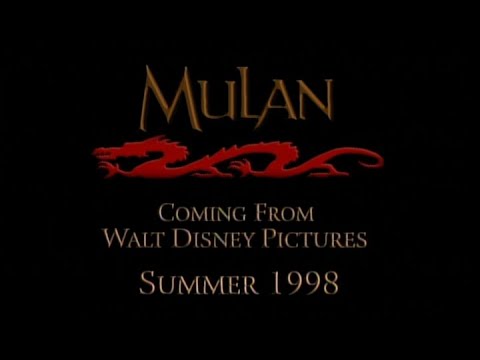 Mulan - 1997 Teaser Trailer (Work-in-Progress) - YouTube