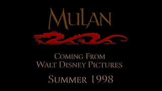 Mulan - 1998 Teaser Trailer