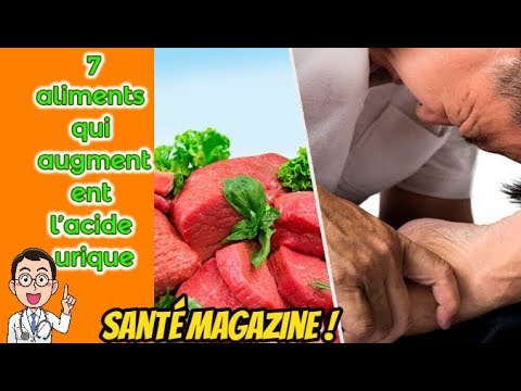 7 aliments qui augmentent l’acide urique