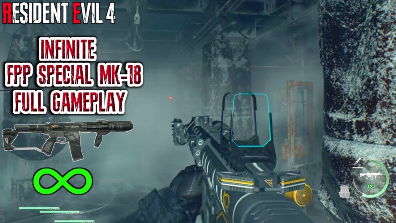 INFINITE SPECIAL MK-18 ONLY!! First Person Mode Full Gameplay - Resident Evil 4 Remake