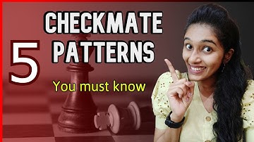 5 CheckMate Patterns YOU MUST KNOW || Beginner Chess Lesson