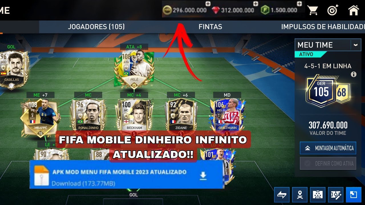 baixar fifa mobile com dinheiro