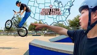 First Sesh Of The 5,000 Mile Trip!! - Drake Springs Skatepark