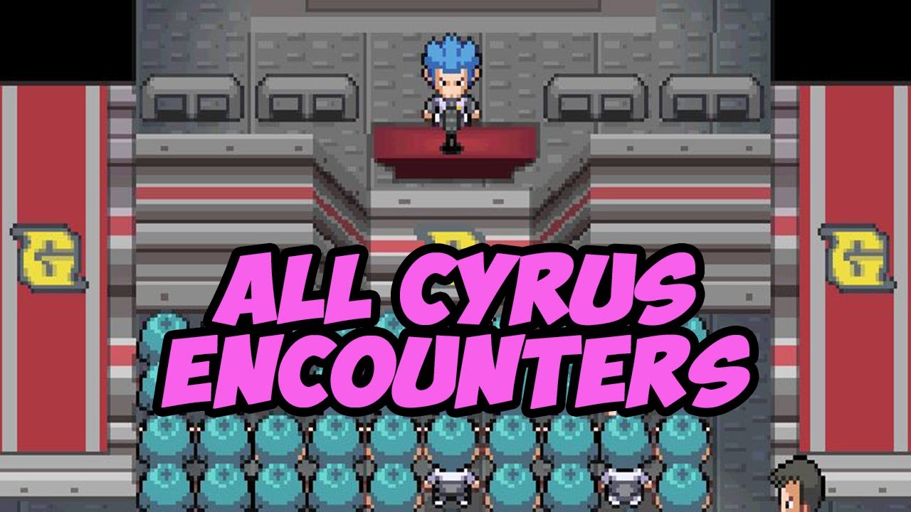 Pokemon Platinum - All Cyrus Encounters