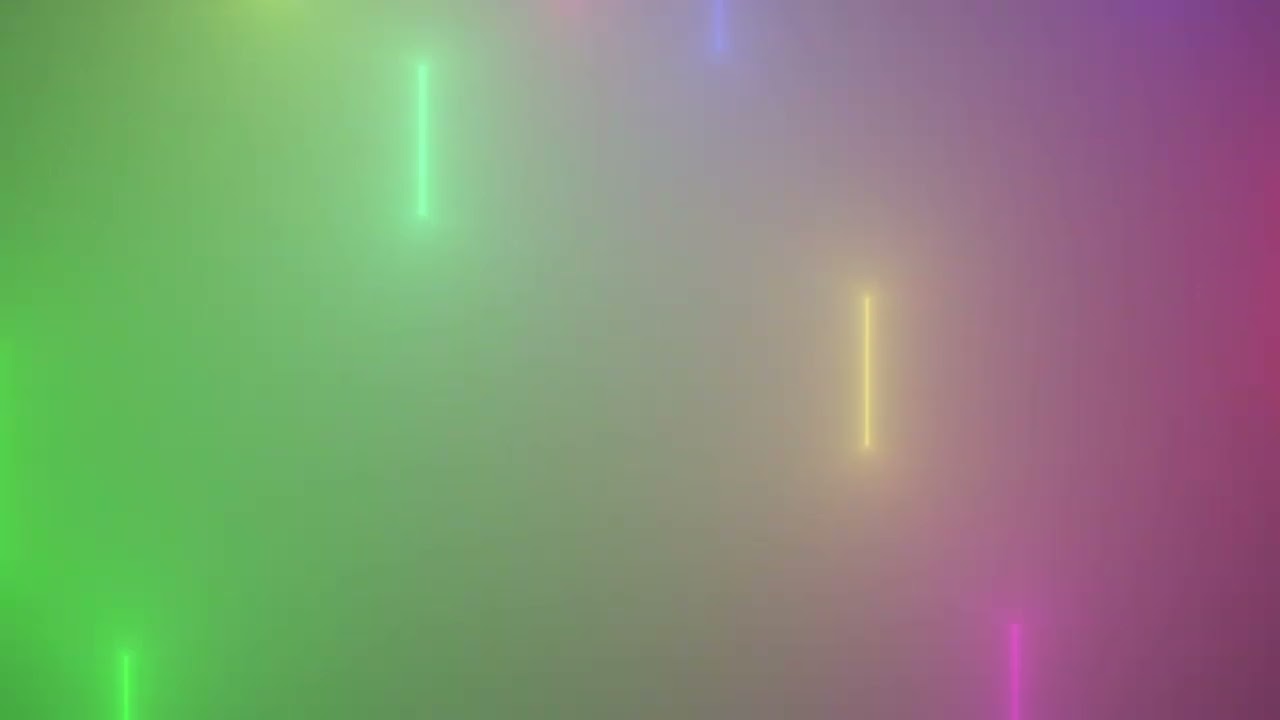 Neon Rays Transform Space - Relaxing, Meditation, Background, TV, Silence