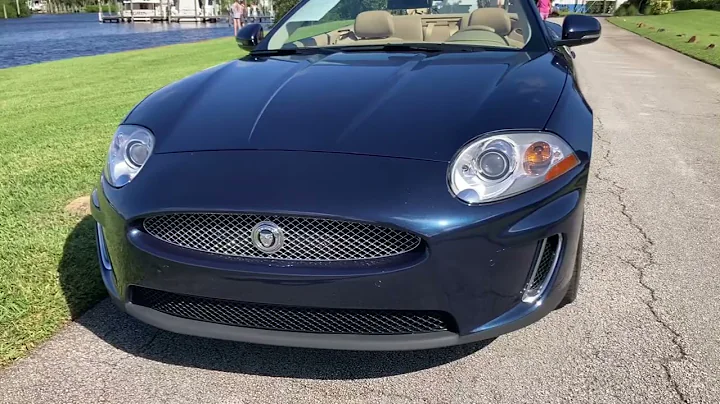 2010 Jaguar XK 13K Miles Walkaround Video + Convertible top operation