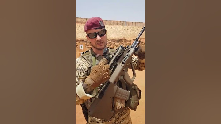 Schießtraining mit dem StG 77 A2 Kommando in Mali