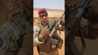 Schießtraining mit dem StG 77 A2 Kommando in Mali