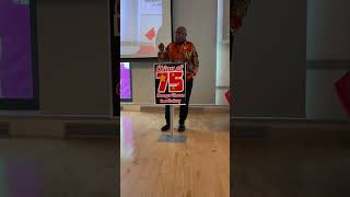 Zimbabwe Looks East (Omowale Clay) China at 75, Panel 5