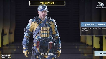 Special Ops 3 - Space Man in Cod Mobile | Character Voice