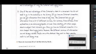 Sixth class   Unit 7  Lesson 7  Books and the Internet