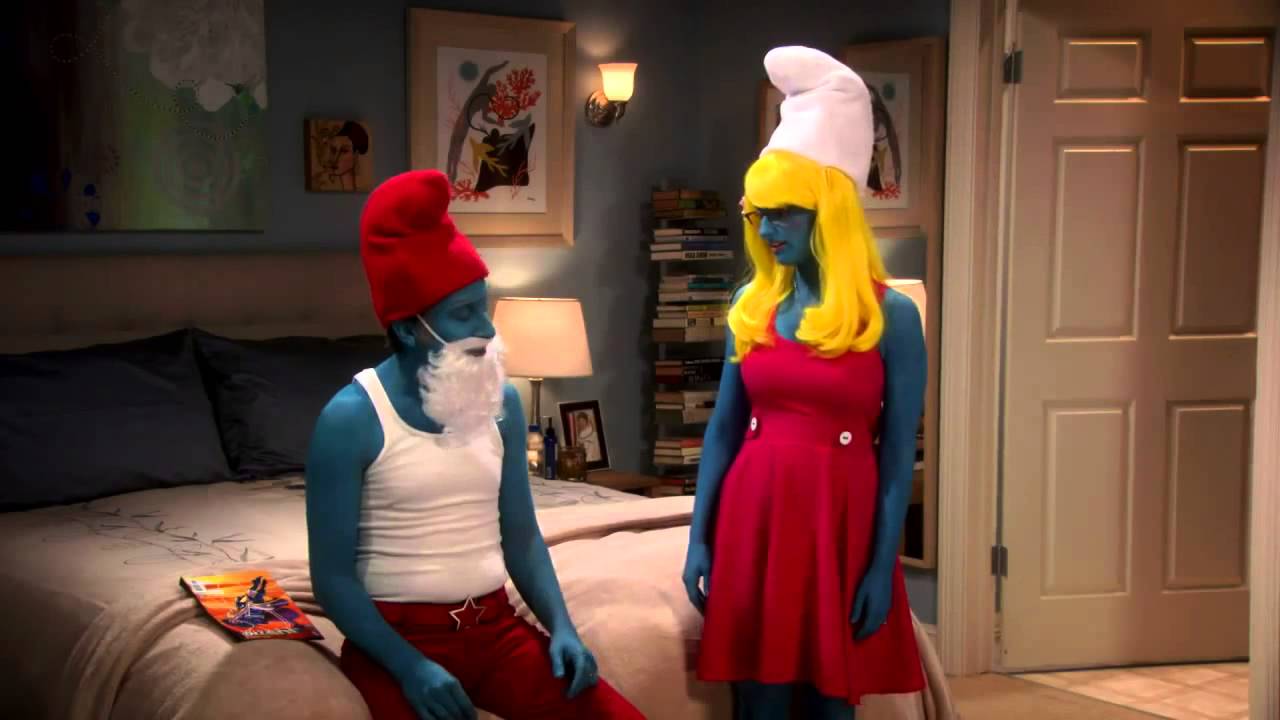 The Big Bang Theory - Smurf and Smurfette - YouTube