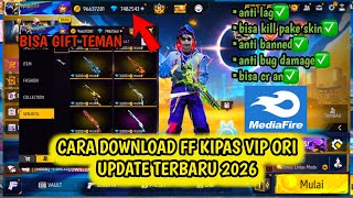 WOW YOU CAN PLAY CR✅HOW TO DOWNLOAD FF KIPAS VIP ORIGINAL LATEST UPDATE 2026 screenshot 5