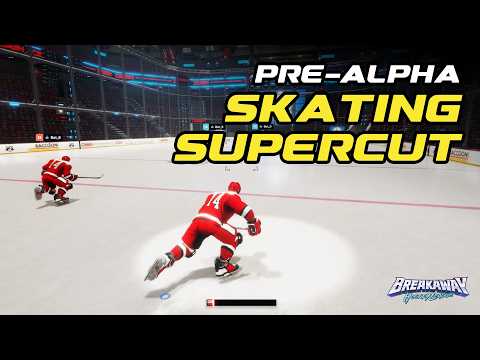 Breakaway Hockey League - Pre-Alpha Skating Super Cut | Dev Stream #1