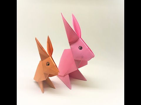 Origami Tavşan Yapımı | Kağıttan Tavşan Nasıl Yapılır | How To Make Origami Rabbit