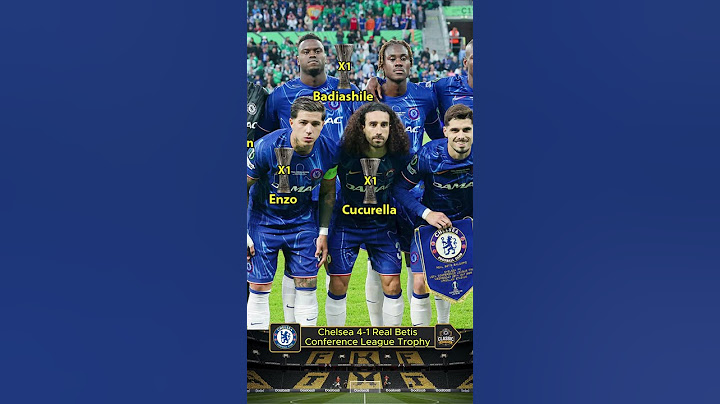Chelsea 4-1 Real Betis Conference League 2025 Final | ECL Trophy