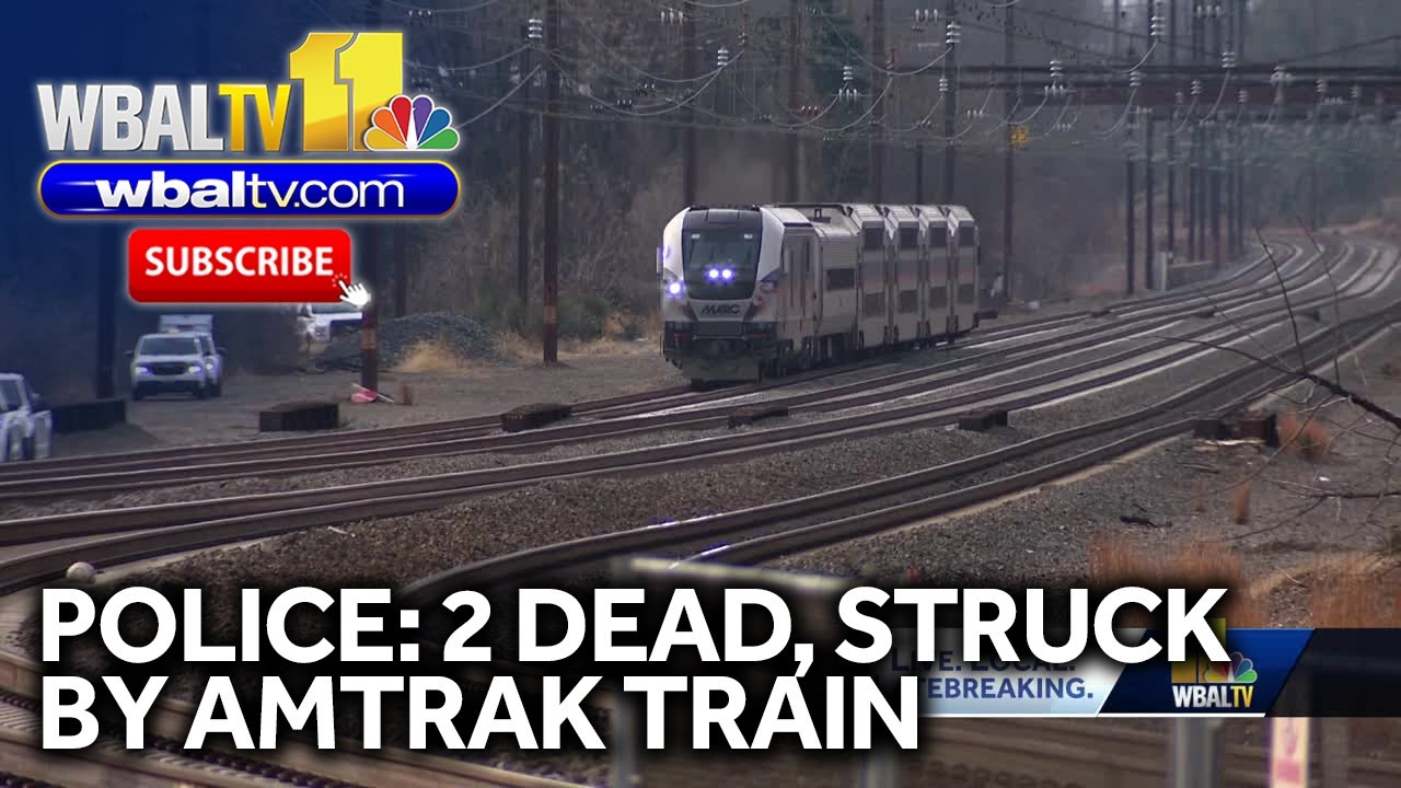 Police: 2 dead, struck by Amtrak train - YouTube