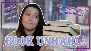 Romance and YA Book Unhaul // getting rid of books to make space for new ones!