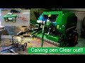 CLEARING THE CALVING PENS, LOOK AT VINTAGE MCCORMICK MOWER AND OLIGHT FLASH SALE