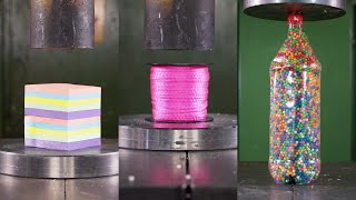 Top 100 Most Satisfying Hydraulic Press Crushes | Ultimate Crushing Moments Compilation #asmr