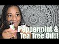 Peppermint & Tea Tree Oil For  Locs|| Heartericarenee