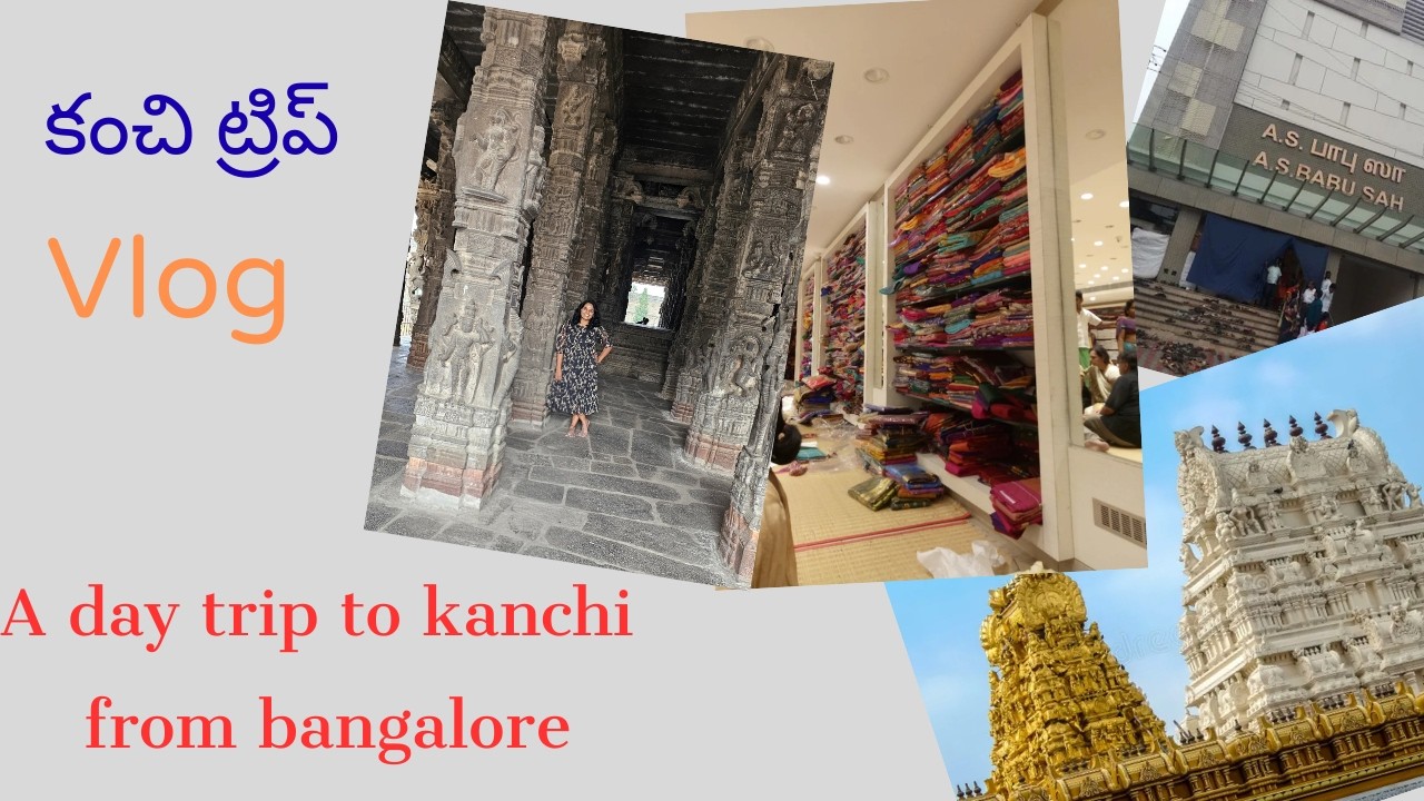 Kanchi Day Trip #vlog #youtube #usa #telugu