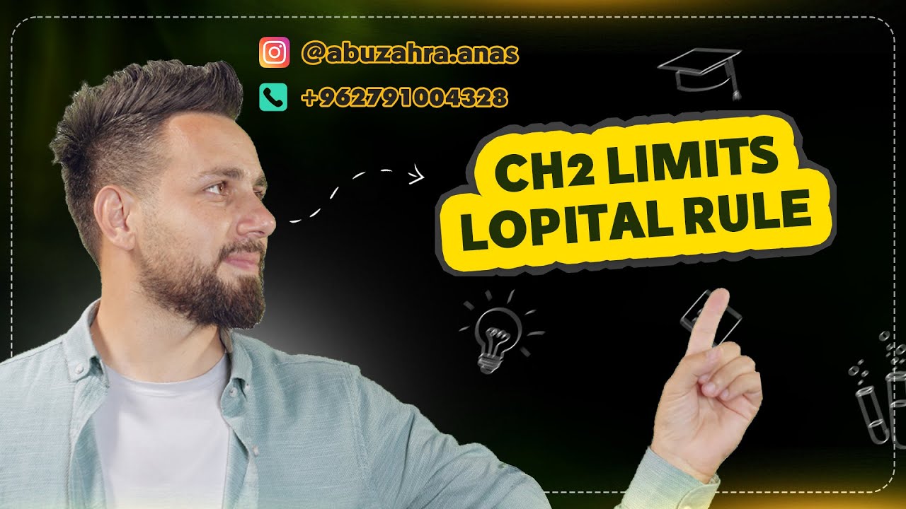 Calculus 2024 | Ch2 Limits Lopital Rule