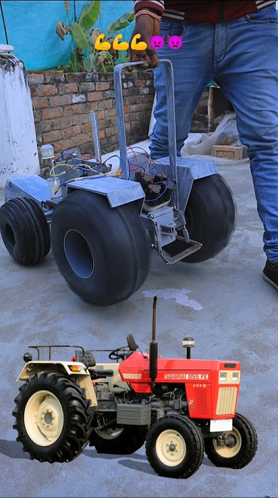 Making RC Swaraj tractor 🚜💪💪#motor #dc #rc #rkg