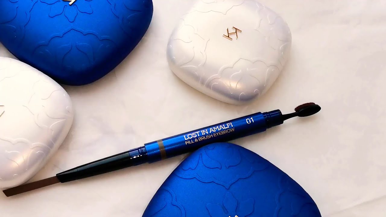 Kiko Milano LOST IN AMALFI Fill & Shape Brow Pencil in 01 + swatch