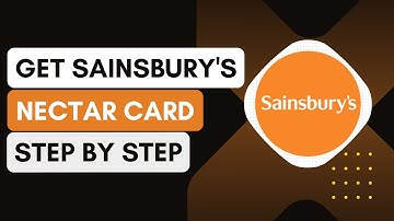 How To Get Sainsbury Nectar Card (2024) !